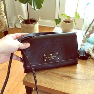Kate Spade wallet crossbody bag black